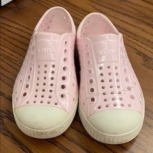 Light pink Native Shoes